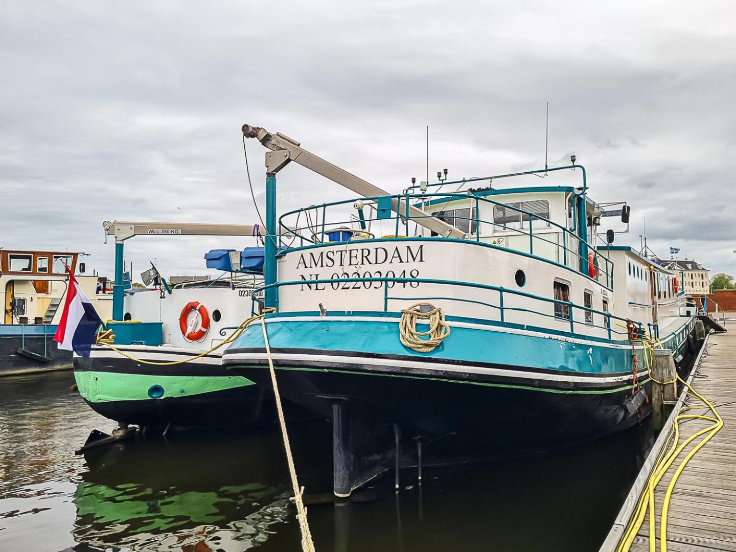 Amsterdam Hotelboat Exterior foto