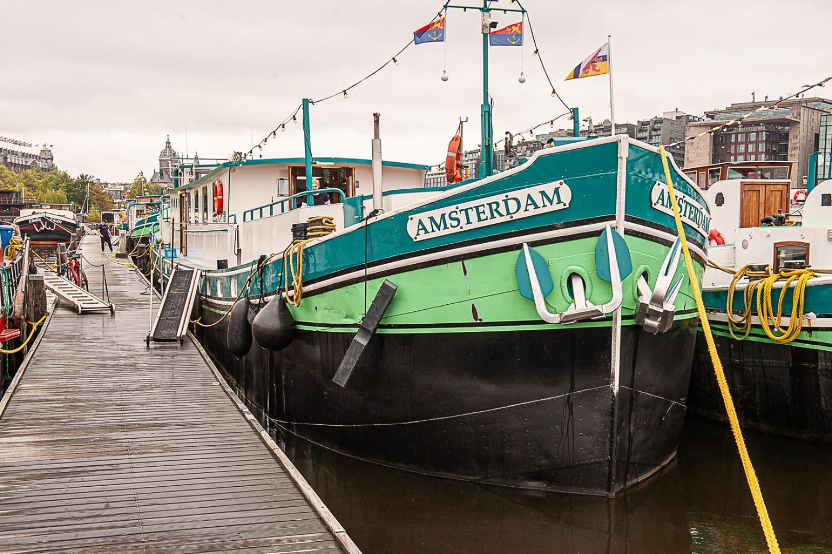 Amsterdam Hotelboat Exterior foto